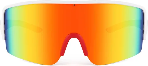 Vista 3 de Karsaer Vision - Gafas de sol deportivas envolventes de los años 80, softbol, béisbol, correr, ciclismo, exteriores, sombras