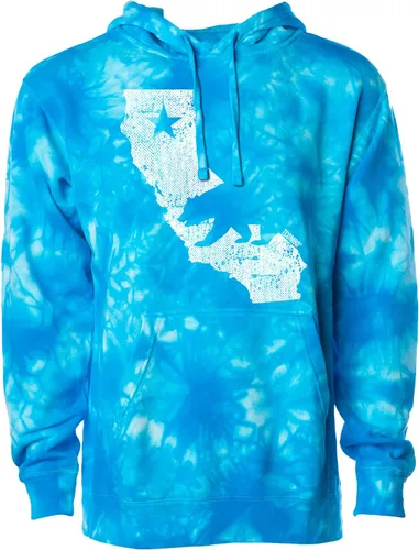 Vista 3 de Tcombo California State Map - Sudadera con capucha unisex Cali Bear
