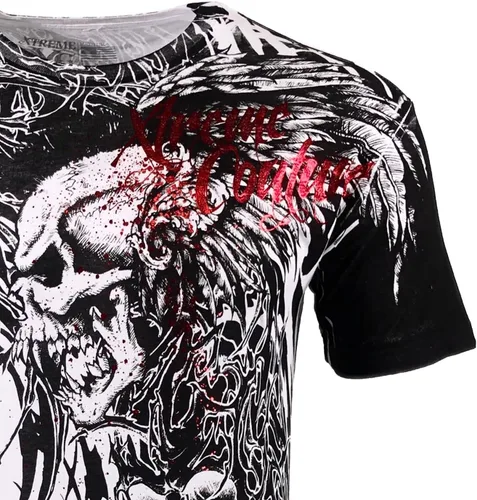 Vista 6 de Xtreme Couture Camiseta de manga corta para hombre Dead OR Alive, Negro