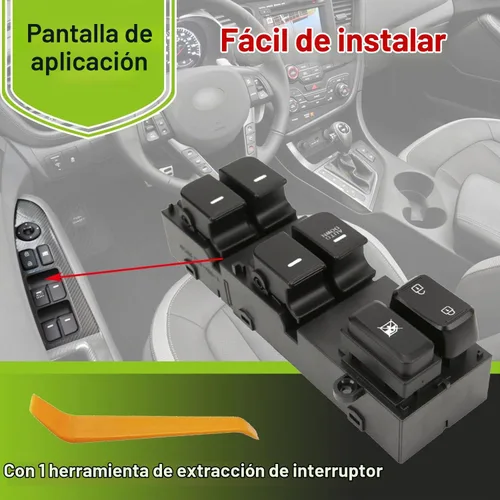 Vista 6 de 93570-2T000 Interruptor de elevalunas eléctrico delantero izquierdo Control