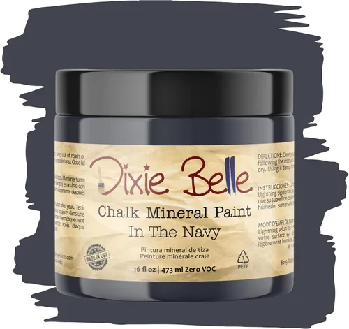 Vista 83 de Pintura para muebles con acabado de tiza Dixie Belle Paint Company - Amatista (4oz) - Pintura mineral de tiza chic púrpura profundo mate