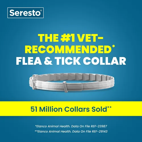 Vista 4 de Seresto Collars for Large Dog Over 18 lbs. & Small Dog Under 18 lbs Vet-Recommended For Flea & Tick Treatment & Prevention 8 Months Protection Each