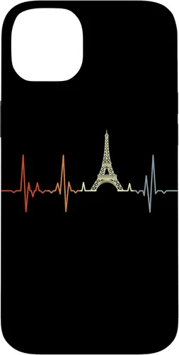 Vista 15 de My Heart Beats For Paris France Eiffel Tower Case for iPhone 16