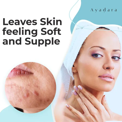 Vista 2 de Ayadara Hidratante facial para el acné, 2 onzas líquidas, hidratante facial avanzado con control de aceite para piel grasa, crema hidratante