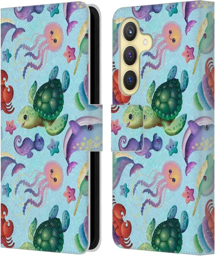 Vista 44 de Head Case Designs Officially Licensed Carla Morrow Colorful Space Dice Patterns Leather Wallet Case Compatible with Samsung Galaxy A07 4G