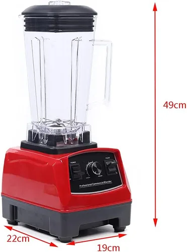 Vista 4 de YL-010 Comercial Mezclador Juicer Power Alimentos Procesador Smoothie Bar Fruta 1500W Exprimidor eléctrico Smoothie Maker 2L 110V Mezclador
