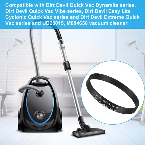 Vista 7 de Honoson 6 cinturones de repuesto estilo 15 compatibles con aspiradora vertical Dirt Devil Style 15 Royal