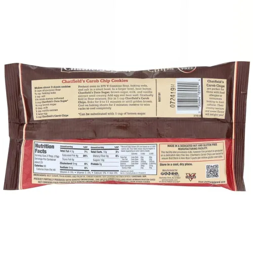 Vista 3 de Chatfield's Chips de algarroba 12oz