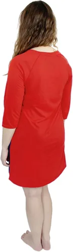 Vista 6 de Marvel Captain - Camisón de manga 34 para mujer