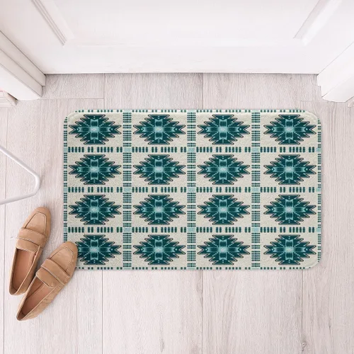 Vista 36 de Feelyou Aztec Bathroom Rugs Aztec Southwestern Printed Bath Mats for Bathroom Bohemian Bath Rugs for Shower Tub Cowboy Cowgirl Bathroom Accossories