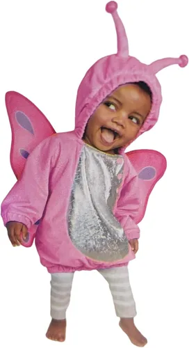 Vista 3 de Hyde and Eek! Disfraz infantil de mariposa rosa boutique