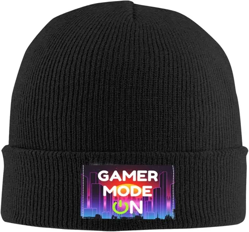 Vista 2 de Gorro de invierno para hombre y mujer estilo gamer