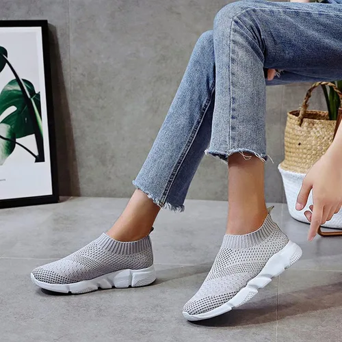 Vista 2 de Zapatillas blancas para mujer, pies anchos, tenis de trabajo para mujer, antideslizantes, zapatos de tenis blancos para mujer, soporte de arco ancho