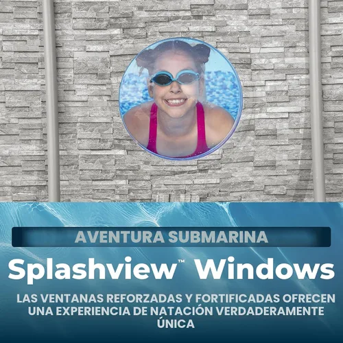 Vista 8 de Bestway Power Steel Swim Vista Series II juego de piscina de 14 pies x 8 pies 2 pulgadas x 39.5 pulgadas para exteriores sobre el suelo con bomba