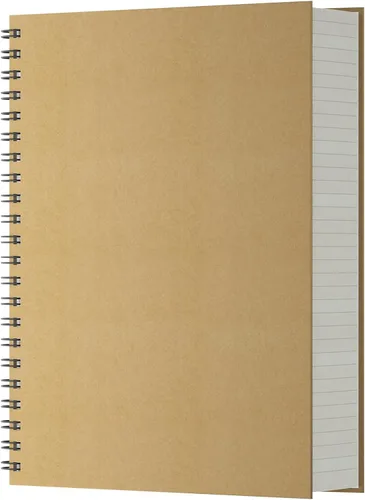 Vista 8 de EUSOAR Cuadernos para el trabajo, 1 paquete A4 de 8.3 x 11.2 pulgadas, tapa dura, rayado en espiral con renglones universitarios, 240 páginas