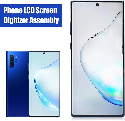 Vista 5 de Reemplazo de pantalla de teléfono para Galaxy Note 10 Plus, pantalla AMOLED de 6.8 pulgadas con soporte de huellas dactilares, ensamblaje