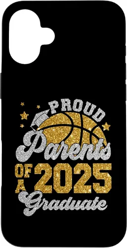 Vista 21 de iPhone 15 Parents of a 2025 Graduate Senior Graduation Basketball Case