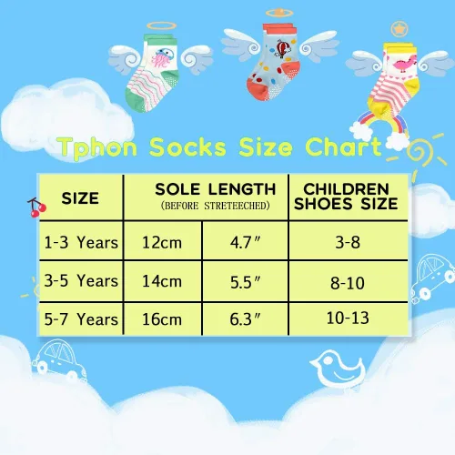 Vista 7 de Tphon 12 pares de calcetines antideslizantes con agarre en la parte inferior antideslizante, de algodón antideslizante para niños, niñas, niños