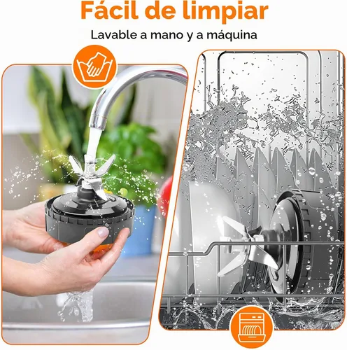 Vista 7 de Conjunto de cuchilla extractor de 6 aletas para licuadora ninja, diámetro de 3.35 pulgadas/3.3 in
