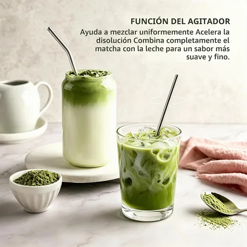 Vista 4 de SHONMISEN Juego de batidor de matcha con cuenco matcha, soporte para batidor de matcha, batidores de bambú matcha, cuchara, tamiz, palito