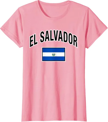 Vista 10 de Camiseta salvadoreña Orgullosa Bandera de El Salvador, Negro