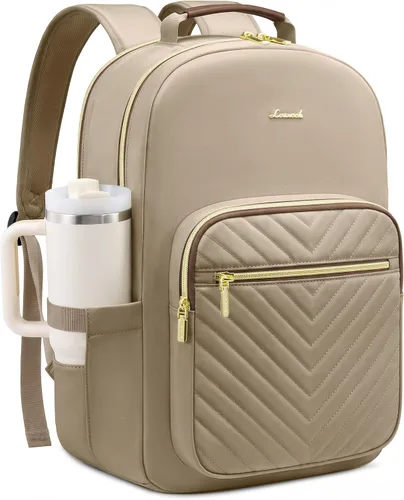 Vista 11 de LOVEVOOK Laptop Backpack for Women,Quilted Work Travel College Laptop Bag