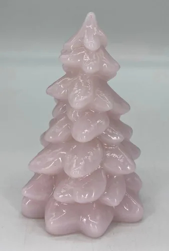 Vista 3 de Árbol de Navidad navideño Mosser Glass USA - Mediano 5 1/2" (Carnaval verde manzana)