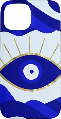 Vista 6 de Funda para iPhone 13 Pro Max Lava All Seeing Blue Evil Eye