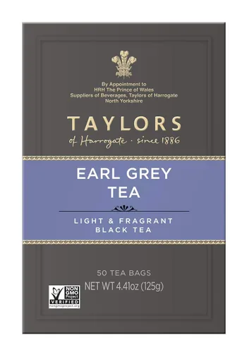 Vista 2 de Taylors of Harrogate Té Earl Grey, 50 unidades, negro