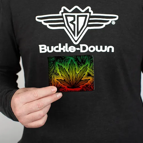 Vista 3 de Buckle-Down Billetera plegable para hombre, multicolor, 4.0 x 3.5 pulgadas, Varios