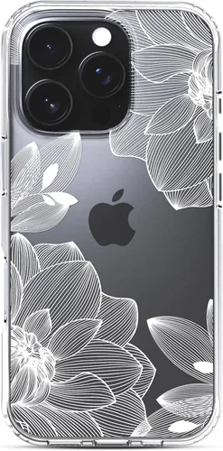 Vista 20 de RANZ Funda para iPhone 15, serie antiarañazos, a prueba de golpes, transparente de policarbonato duro + funda protectora de TPU para iPhone 15