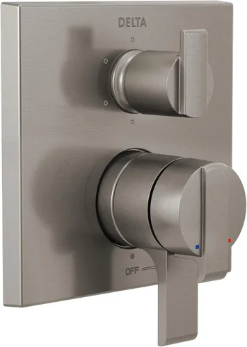 Vista 10 de Delta Faucet Ara 17 Series - Kit de moldura de válvula desviadora integrada de 6 ajustes, kit de moldura de válvula desviadora dorada, kit de Bronce