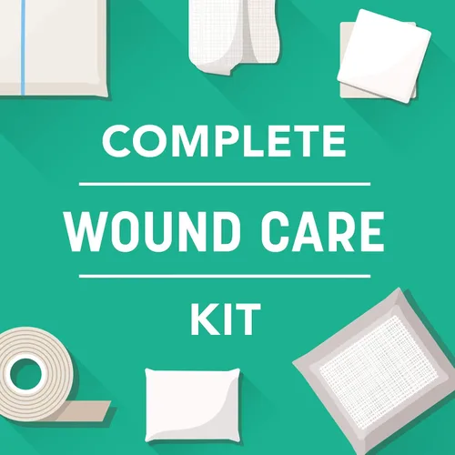 Vista 4 de Ouch Essentials Kit de cuidado de heridas, paquete de 1