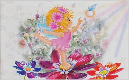 Vista 3 de Mele Co Ashley - Joyero musical de hadas para niñas color rosa
