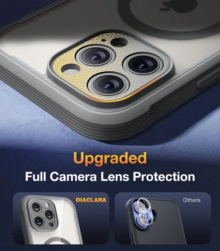 Vista 619 de DIACLARA - Funda transparente compatible con iPhone XR 6.1 pulgadas 2018