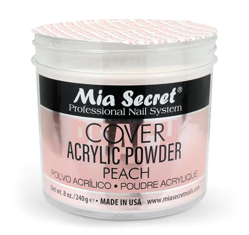 Vista 4 de Mia Secret Acrílico Polvo Cubierta Melocotón 8 oz.