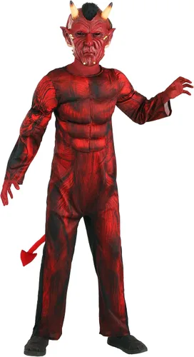 Vista 4 de Brawny Devil Disfraz para niños