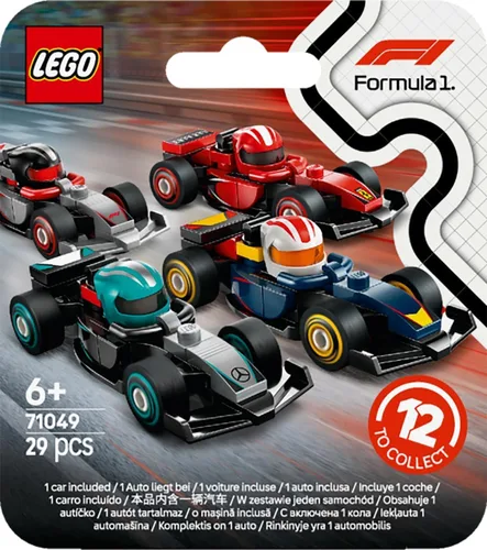 Vista 5 de LEGO 71049 F1 Coches de carreras coleccionables al azar Juego de 1 coche de carreras - Uus.