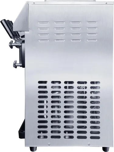 Vista 8 de Máquina de helado comercial, con función de pre-enfriamiento, limpieza automática, panel LCD, máquina de helado suave de servicio 18L/H, máquina
