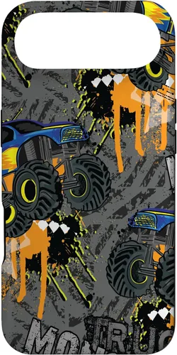 Vista 27 de Funda para iPhone 17 con diseño de Monster Truck Lover para hombres y niños