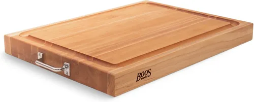Vista 14 de John Boos Serie RA-Board Tabla de Cortar Rectangular de Madera de Arce 18"x12" – 2.25" de Grosor, Bloque de Carnicero Reversible de 15 lb con Veta
