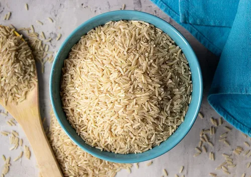 Vista 5 de Food to Live Arroz orgánico de jazmín marrón, 12 onzas, sin OMG, arroz integral, variedad de grano largo, no irradiado, kosher, vegano. Rico