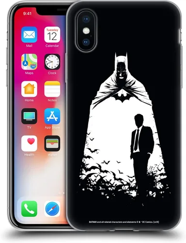 Vista 70 de Head Case Designs Officially Licensed Batman DC Comics Alter Ego Bats Duality Gel Case [Military Grade Protection] Compatible with Apple iPhone 7