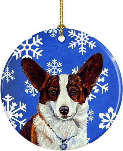 Vista 249 de Caroline's Treasures Cavalier Spaniel - Adorno de cerámica para colgar en el árbol de Navidad, para el hogar, Navidad, fiestas, regalo, 3 pulgadas