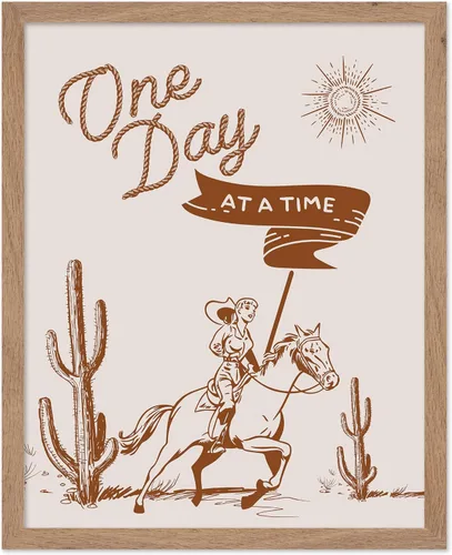 Vista 221 de Poster Master Póster de You've Yeed Your Last Haw - Impresión retro de vaquero marrón - Arte occidental - Arte moderno - Arte del salvaje oeste