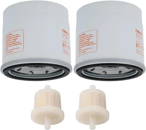Vista 2 de Paquete de 2 filtros de aceite 136-7848 para Toro 120-4276 127-9222 V-Twin Engine Timecutter SW4200 SW5000 SS4250 SS5000 SS5425 MX5000 Filtro