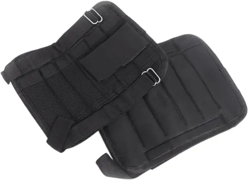 Vista 6 de 2 piezas de pesas de tobillo para piernas, suministros de equipo práctico, entrenamiento de fuerza para correr, entrenamiento, gimnasio, fitness