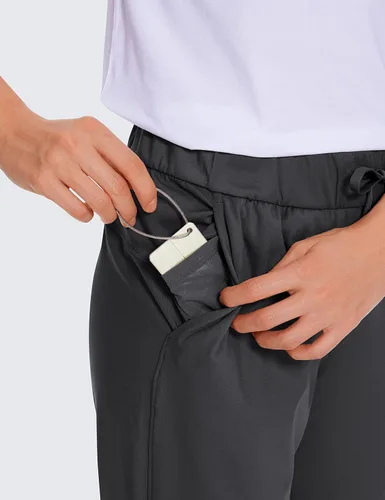Vista 4 de CRZ YOGA - Pantalones deportivosde vestir para el trabajo, hacer yoga, viajar, hacer ejercicio, descansar o de uso casual, con elasticidad en 4