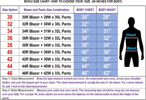 Vista 3 de MOGU Traje ajustado de 2 piezas para hombre, para baile de graduación, negocios, boda, baile (chaqueta de traje + pantalones)