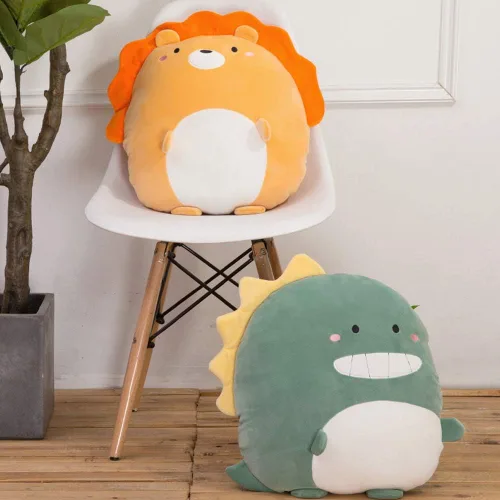 Vista 3 de Almohada de Dinosaurio de Peluche para Abrazar, Juguetes de Dinosaurio de Peluche para Regalos de Cumpleaños, San Valentín, Navidad, 16 pulgadas